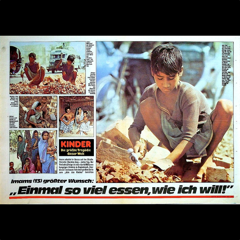  Bangladesh. Jeden Tag Steine zertrümmern für eine neue Strasse 