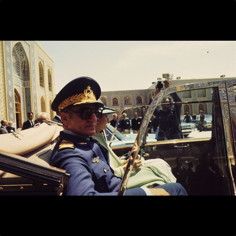  Der Schah von Persien in Persepolis 