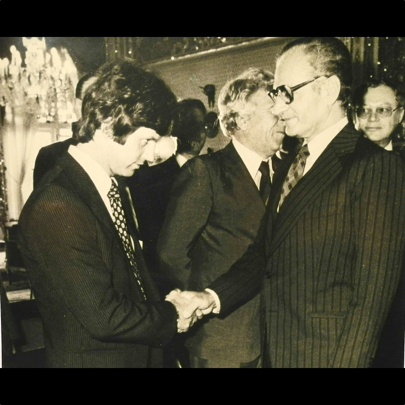  Mit dem Schah Aug in Aug im Iran 