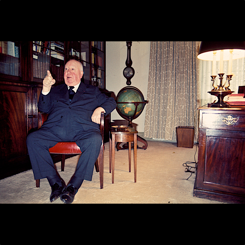  Alfred Hitchkock privat in Hollywood 