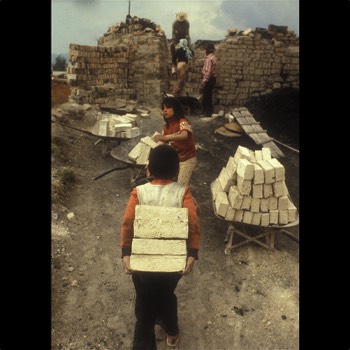  Bogota. Kinderarbeit in einer Steinbrennerei 